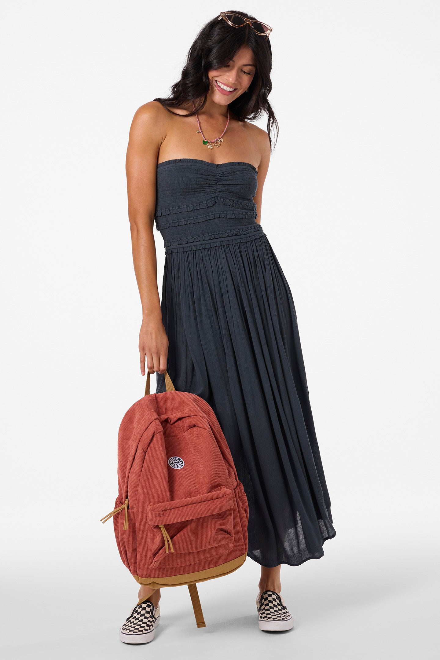 backpack for laptops and dress O'Neill Waterfront Cord Backpack-Desert Sand