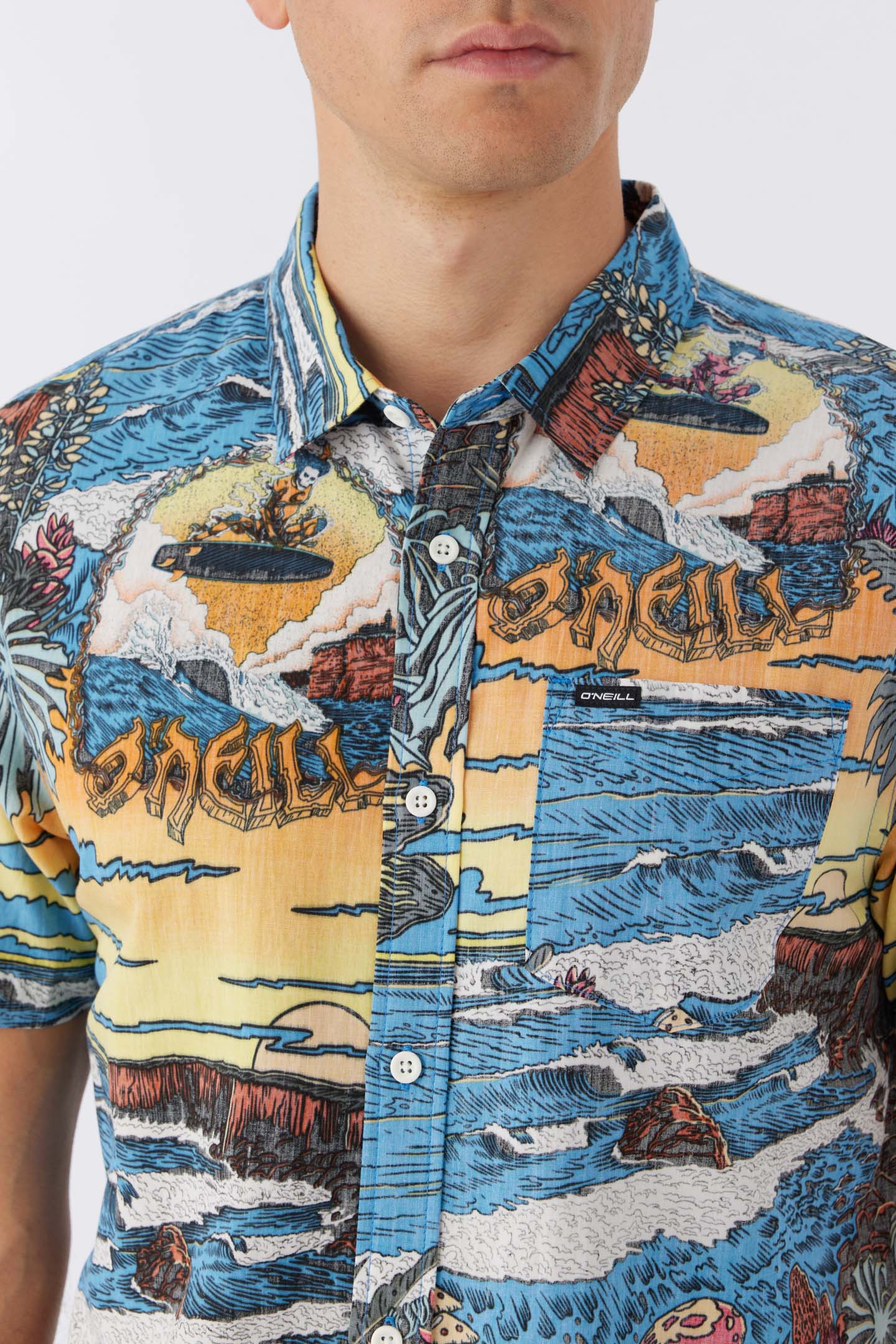 Modern Colored Oasis Shirt Multi | O\'Neill Eco - Artist