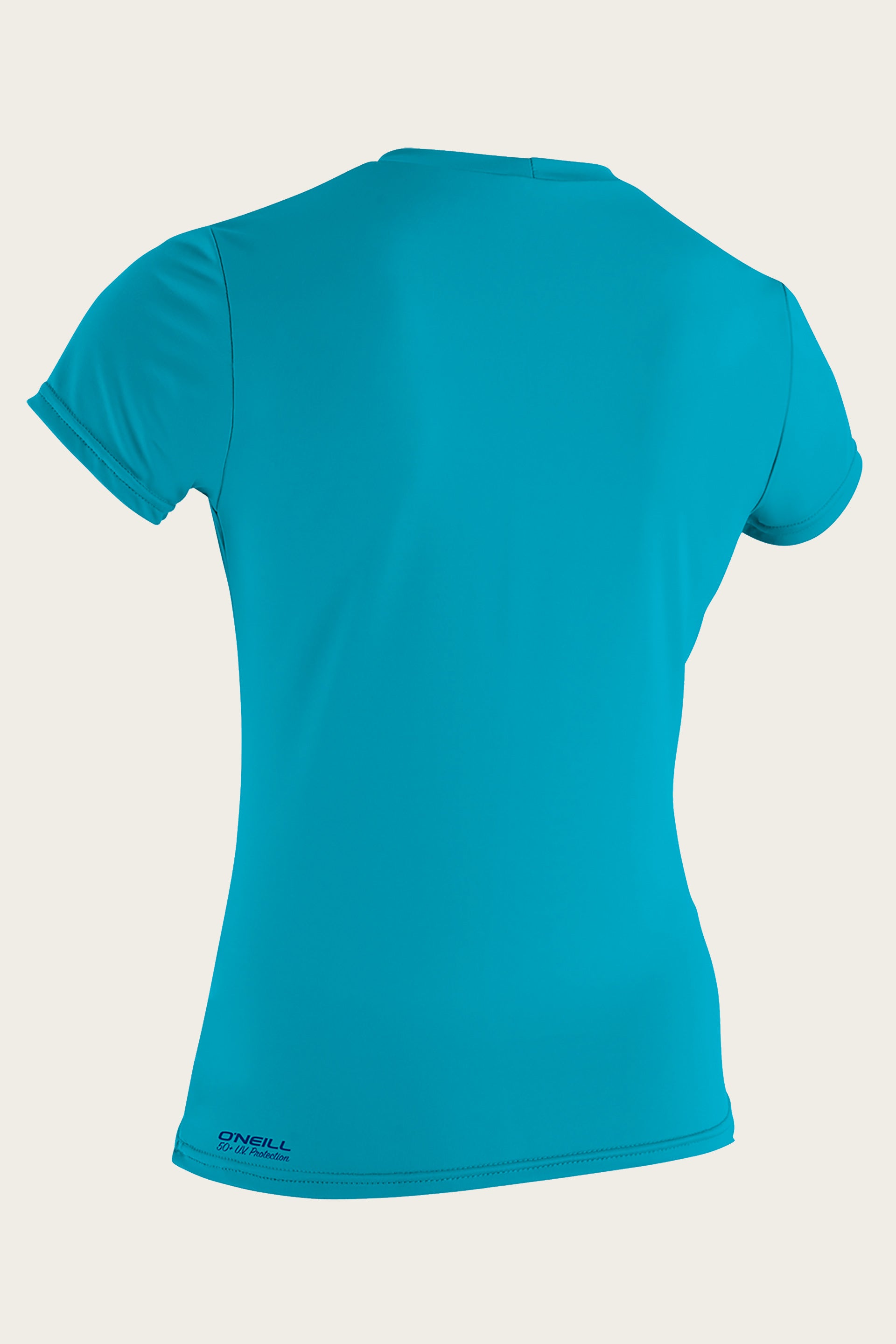 O Neill Women S Basic Skins UPF 30 Short Sleeve Sun Shirt Turquoise XL