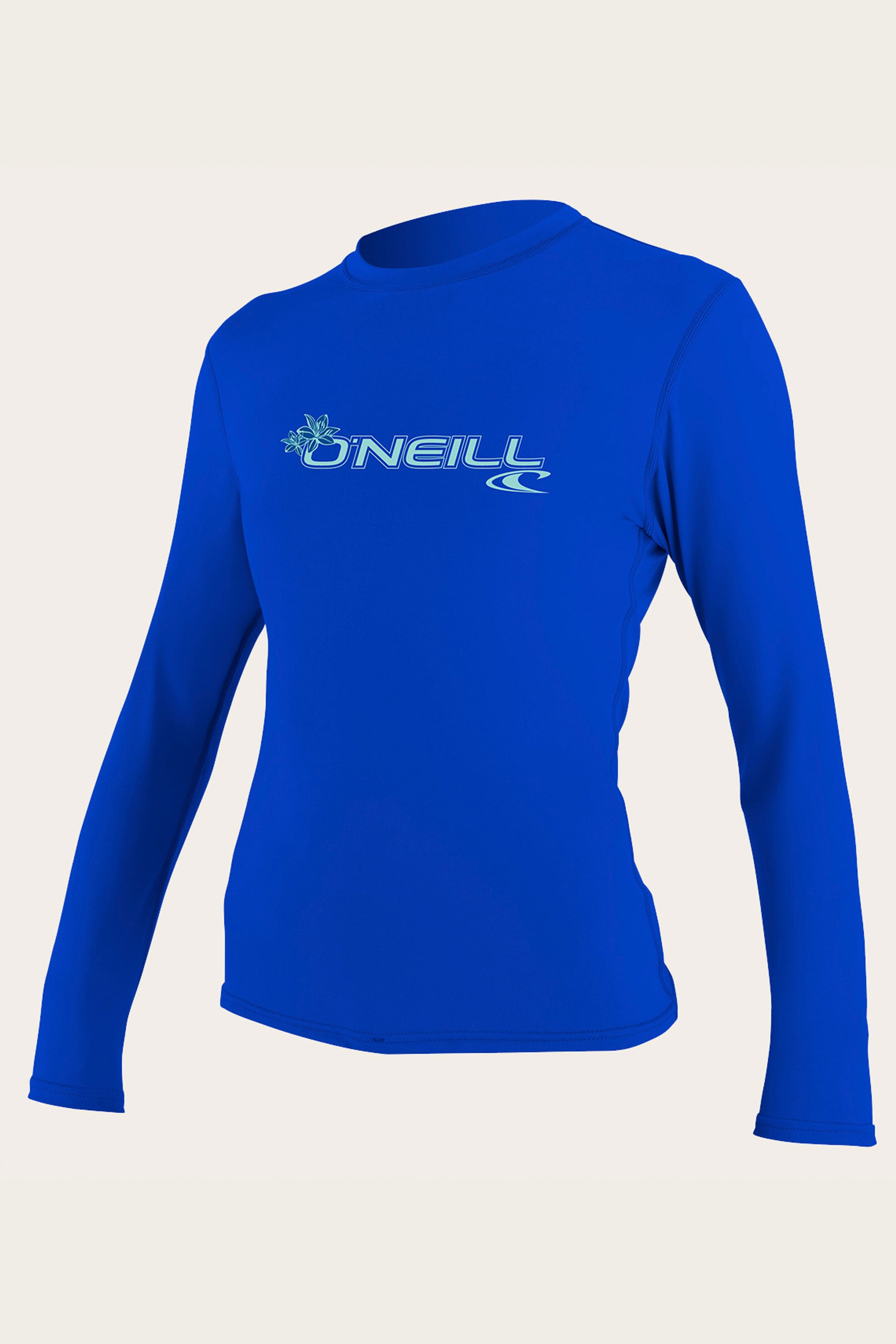 O'Neill Women's Basic Skins Long Sleeve Crew Rashguard at