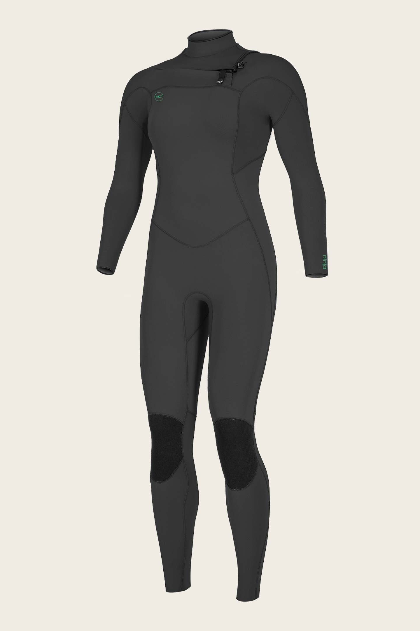 Women's Ninja 4/3MM Chest Zip Full Wetsuit - Blk/blk | O'Neill