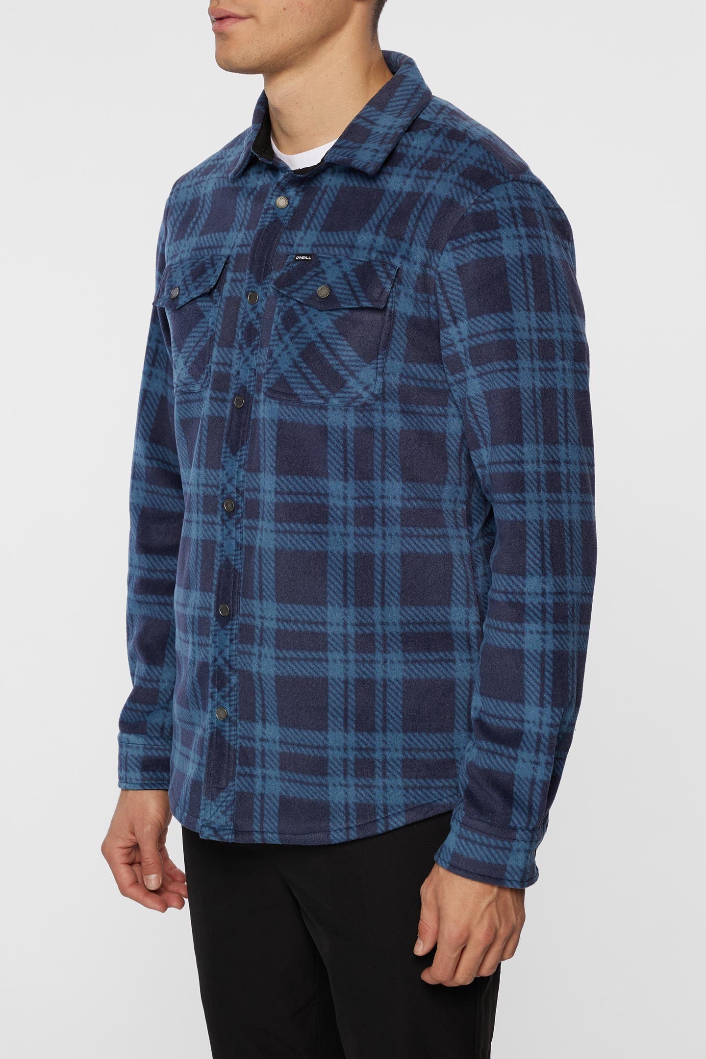 GLACIER PLAID SUPERFLEECE FLANNEL SHIRT