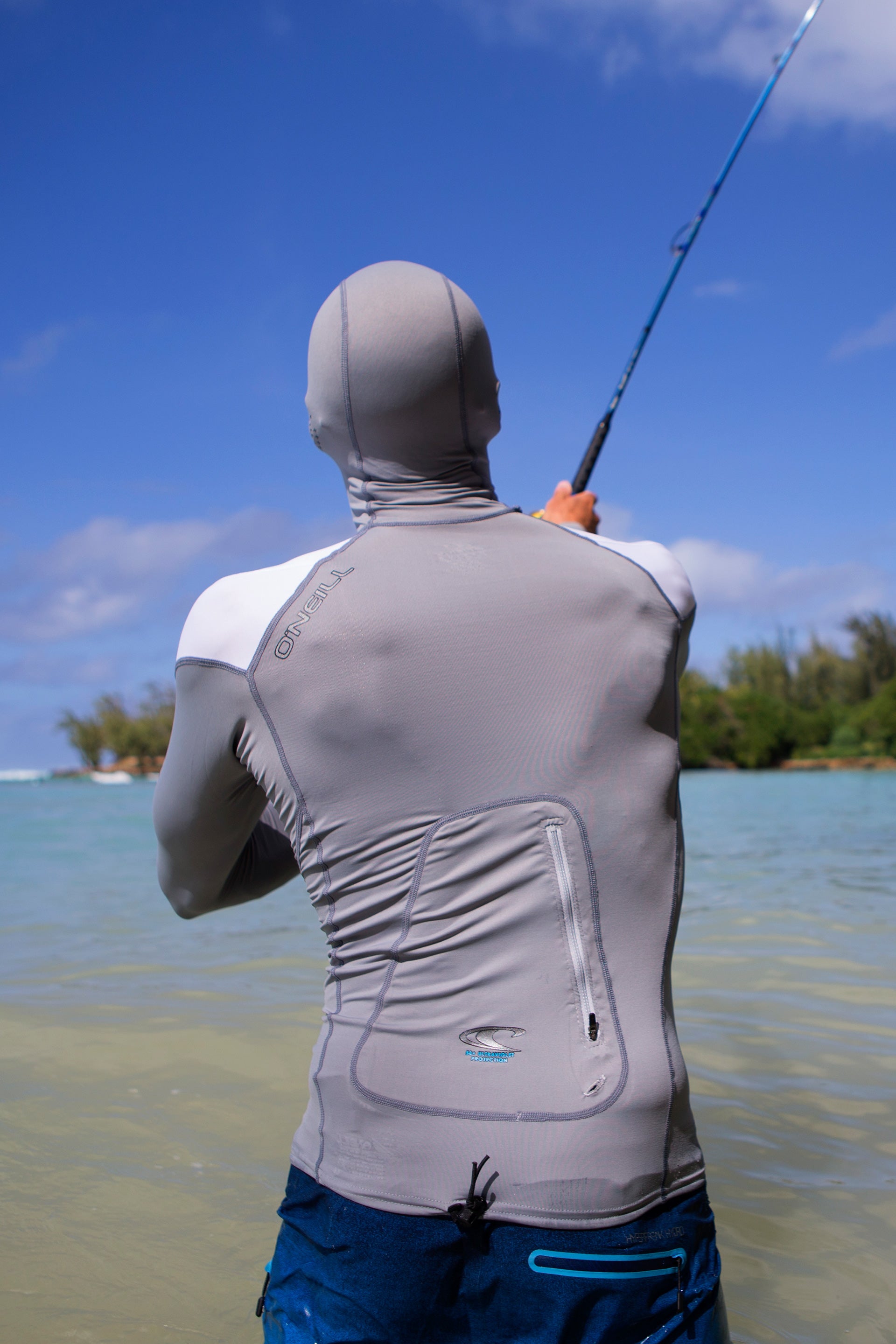 Performance Fishing Hoodie with Face Mask Hooded Sunblock Shirt Sun Shield  Long Sleeve Shirt UPF50 Dry Fit Quick-Dry : : Clothing, Shoes 