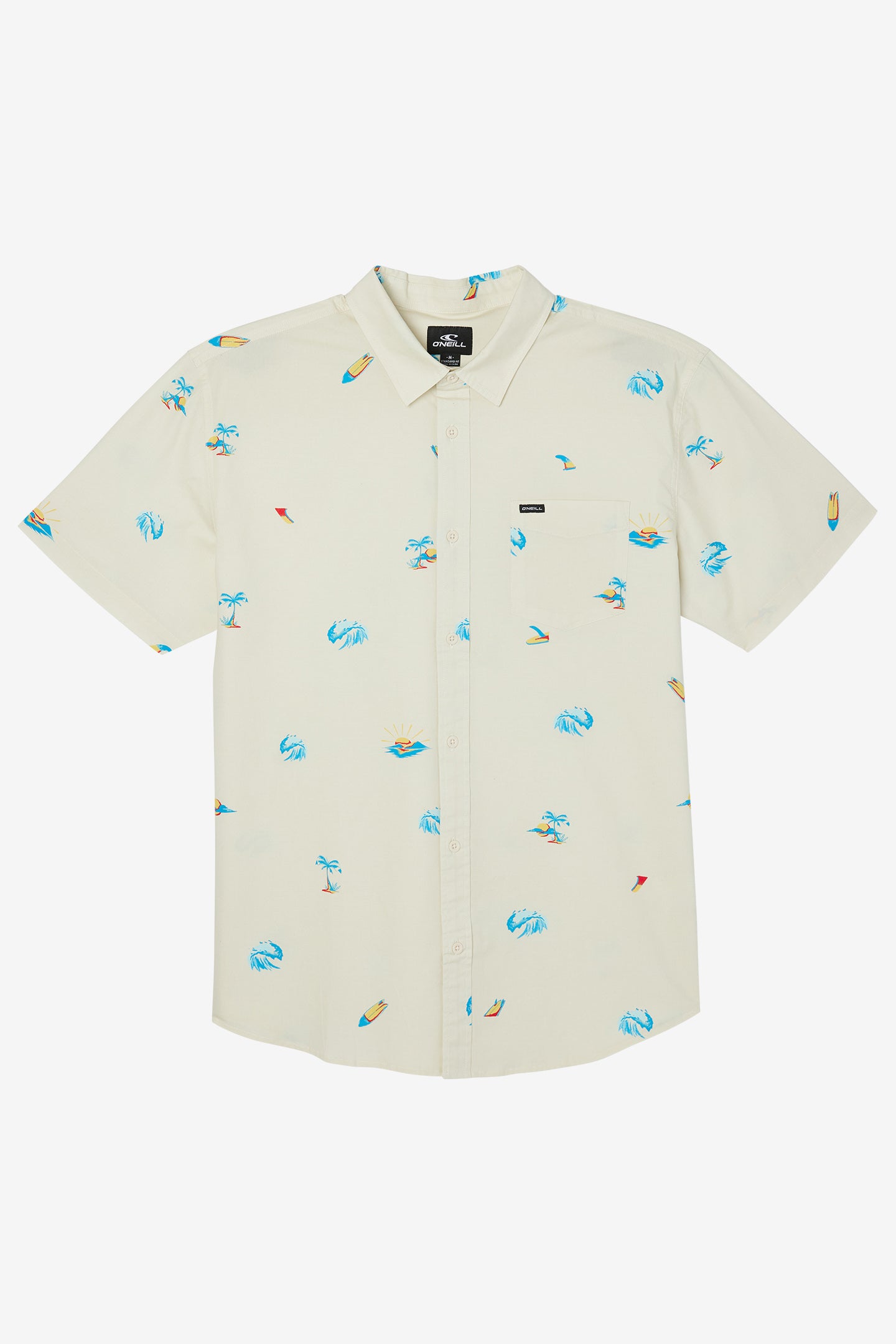 Quiver Stretch Ss Standard-Cream | O'Neill