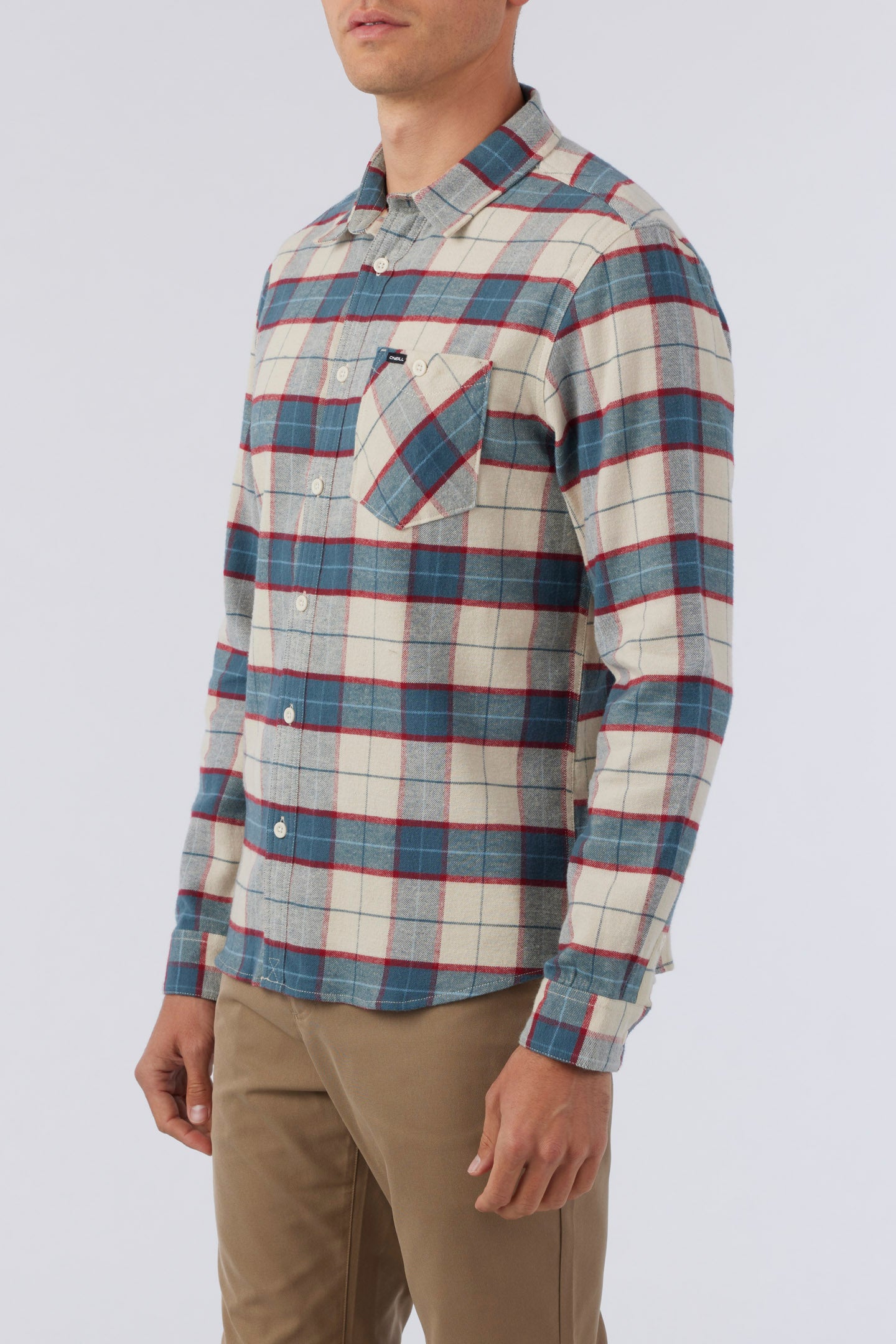 Redmond Plaid Stretch Flannel-Khaki 2 | O'Neill