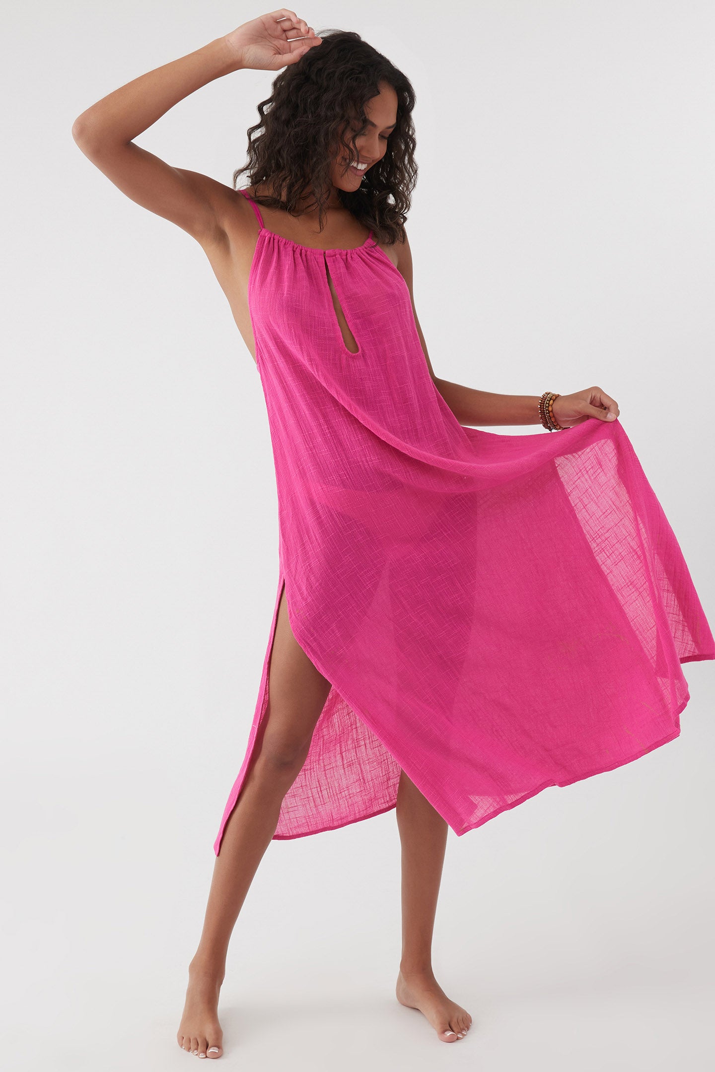 O'Neill Morette Spacedye Dress-Barbie Pink — REAL Watersports