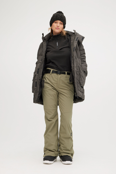O'Neill Women's Star Slim Pants in Kel Grn, Size XL, Polyester
