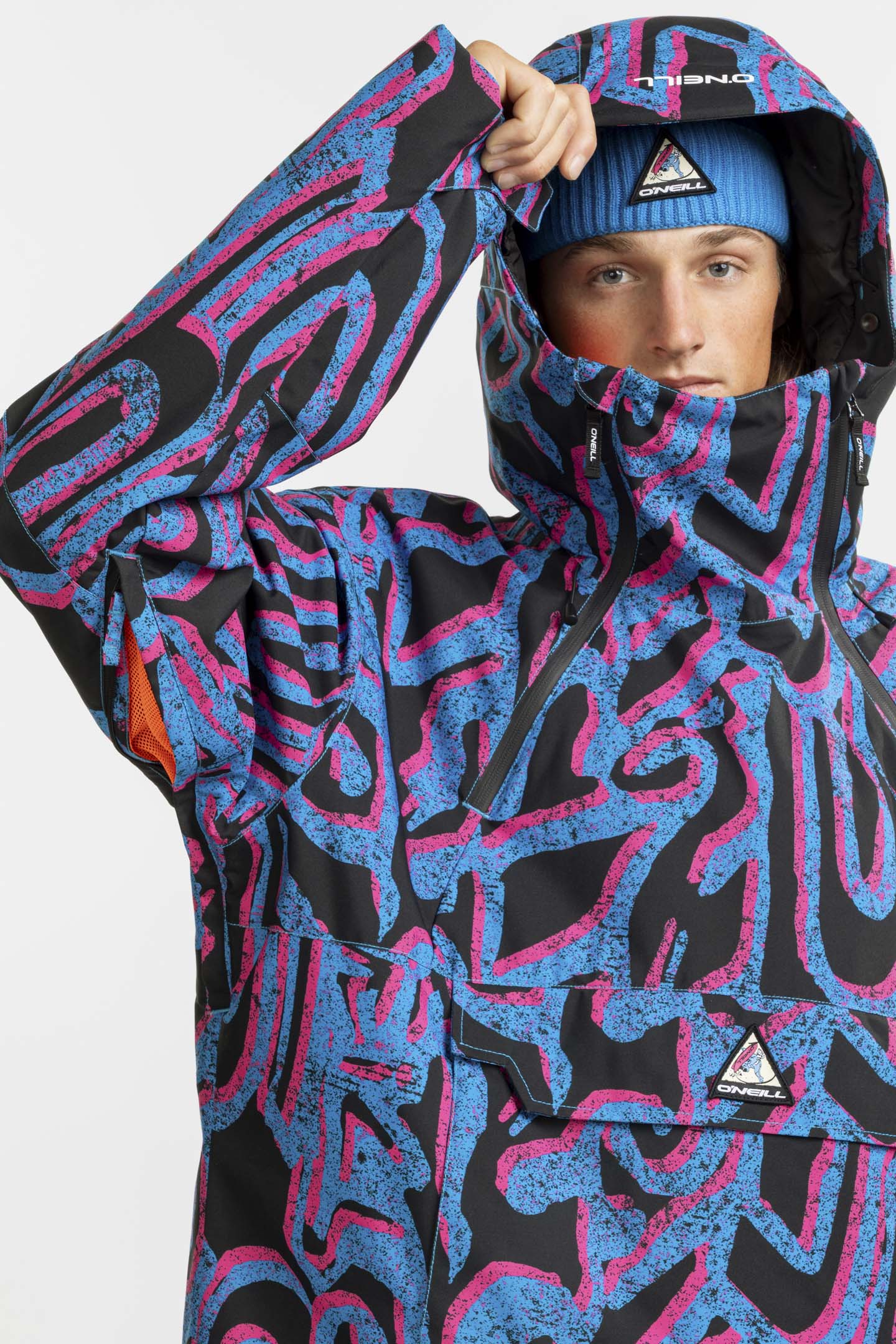 Fwc Play Asymmetric Snow Jacket - Pnk Legacy | O'Neill