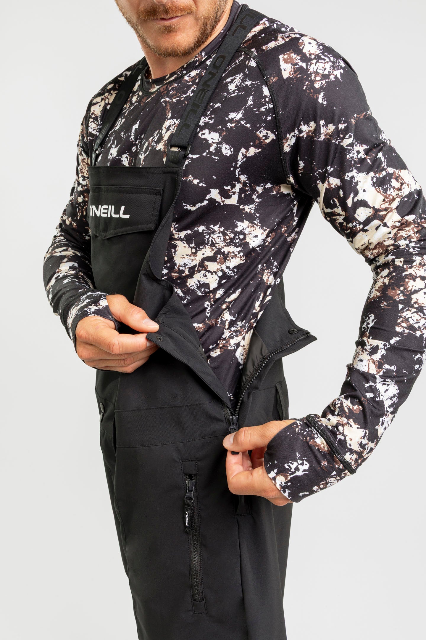 Fwc Peak Bib Snow Pants - Blackout | O'Neill