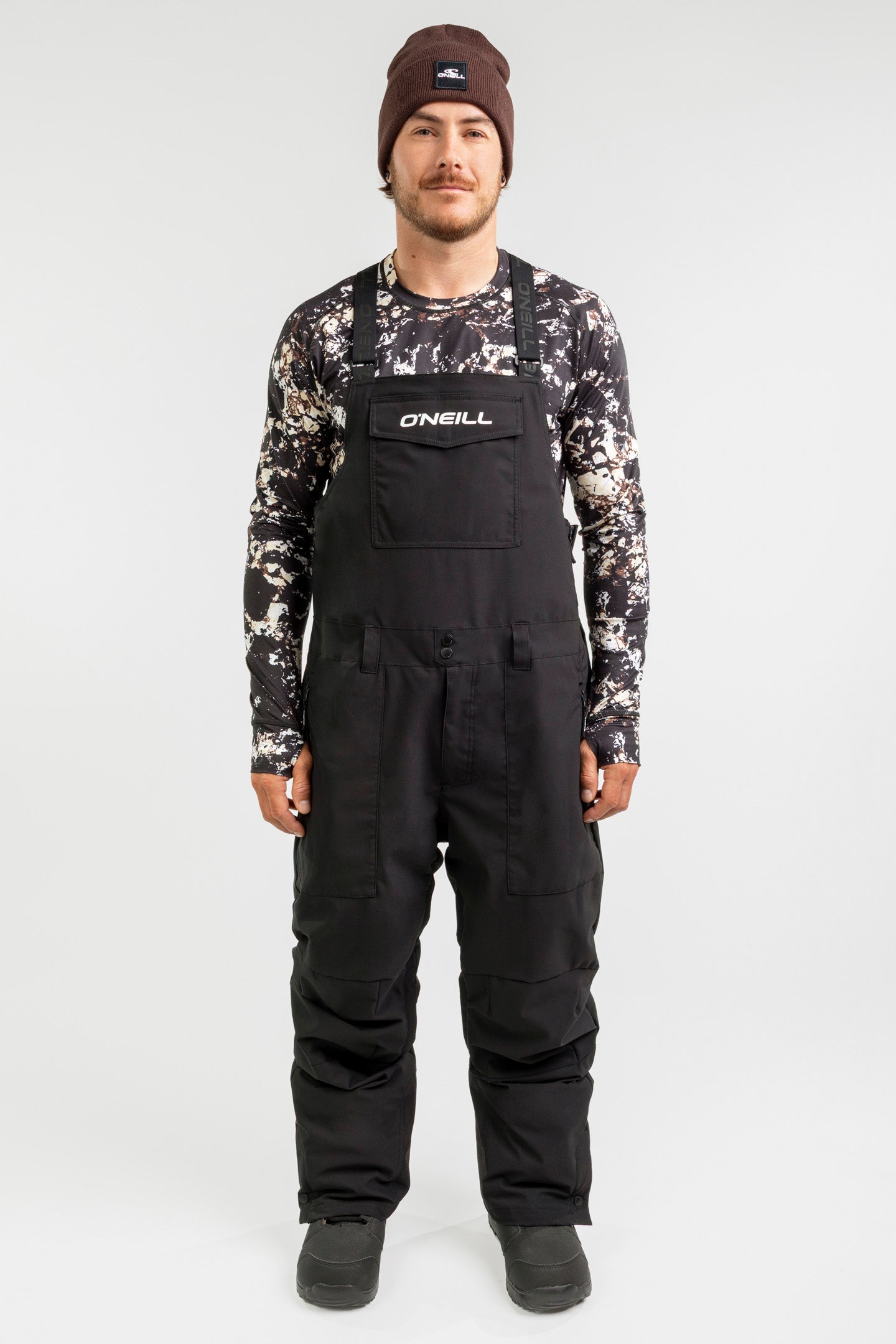 Fwc Peak Bib Snow Pants - Blackout | O'Neill