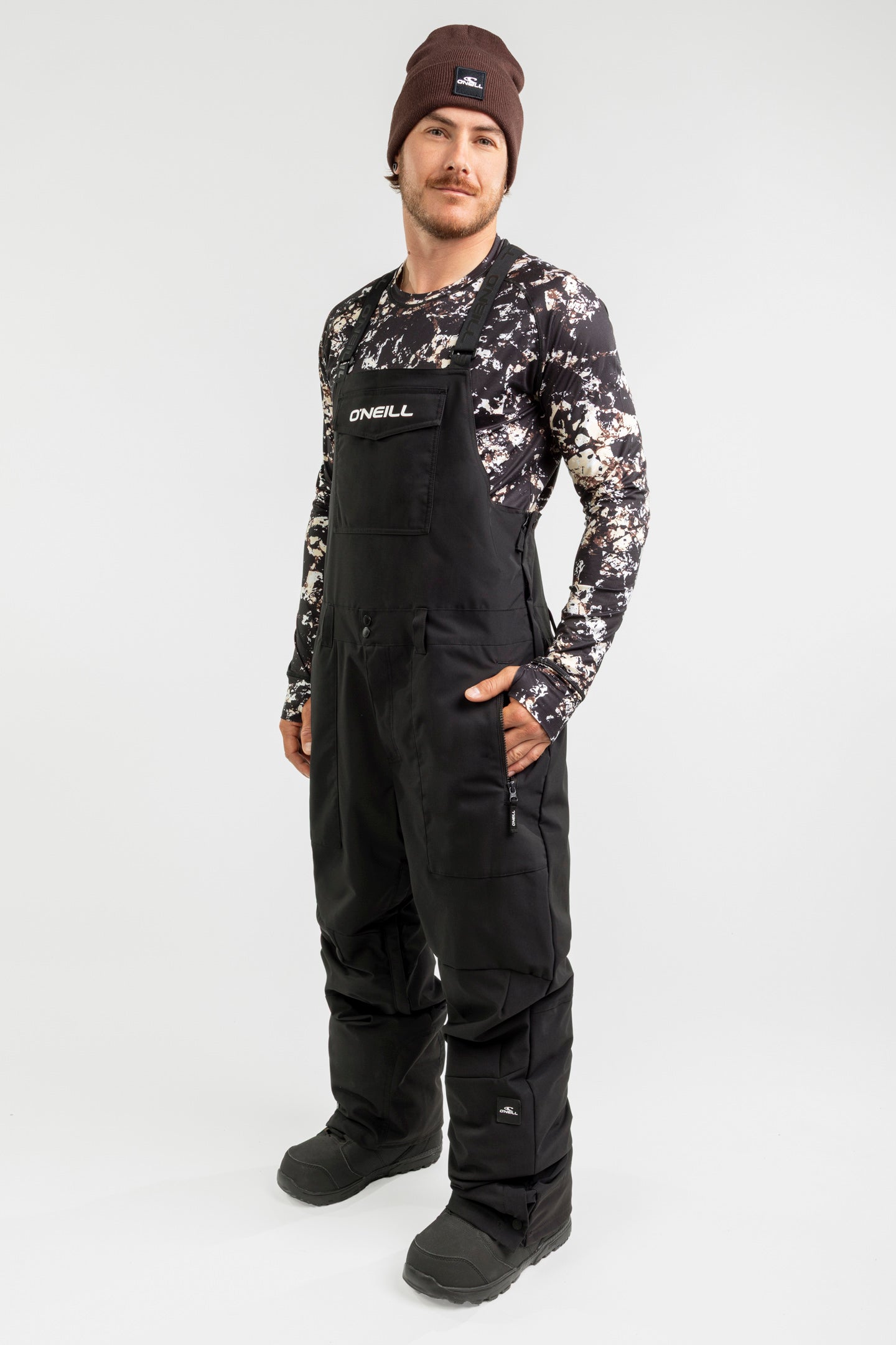 Fwc Peak Bib Snow Pants - Blackout | O'Neill