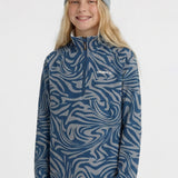 Girl's FWC Cruz Printed Half Zip Fleece - O'Neill