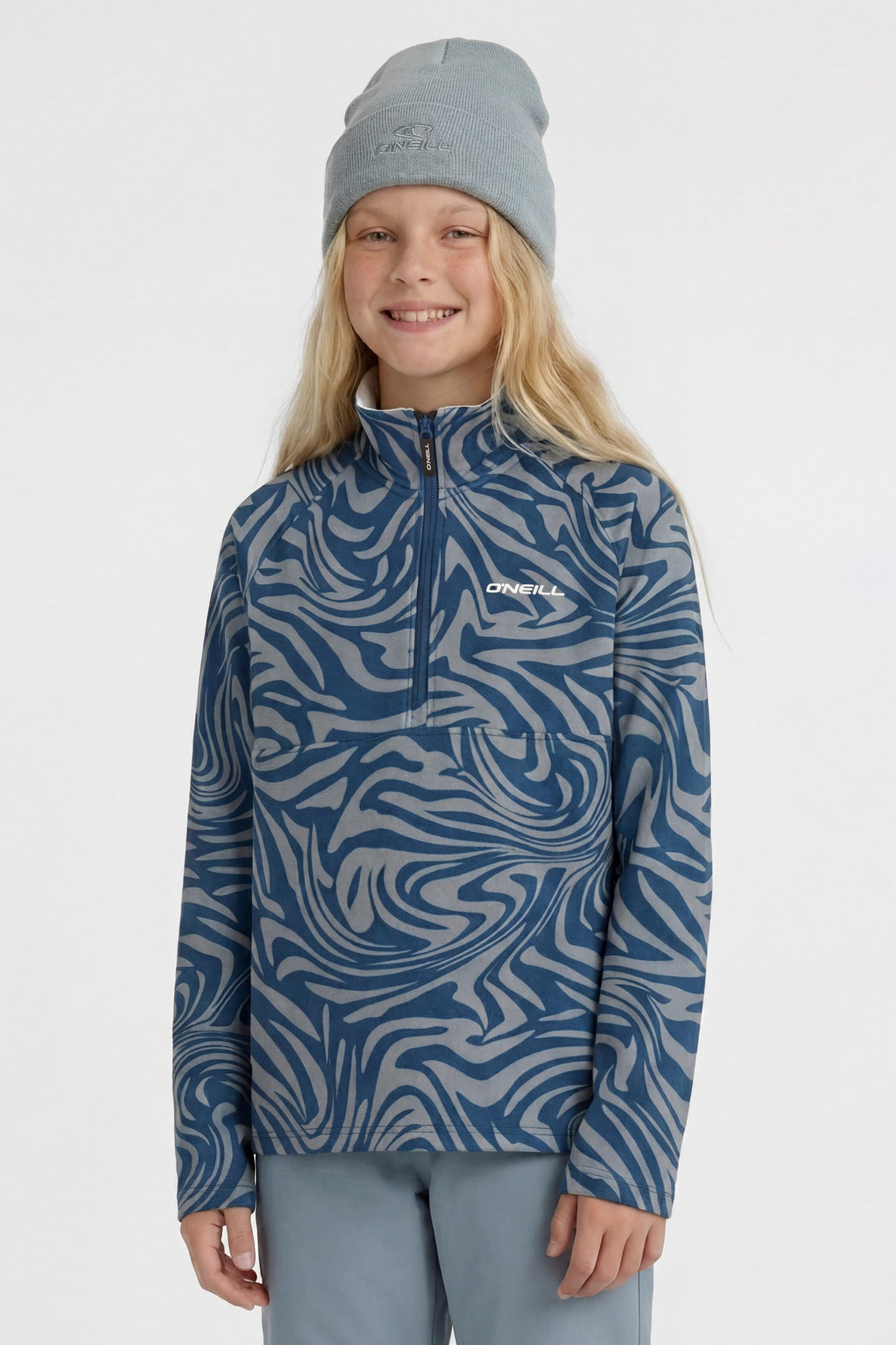 Girl's FWC Cruz Printed Half Zip Fleece - O'Neill