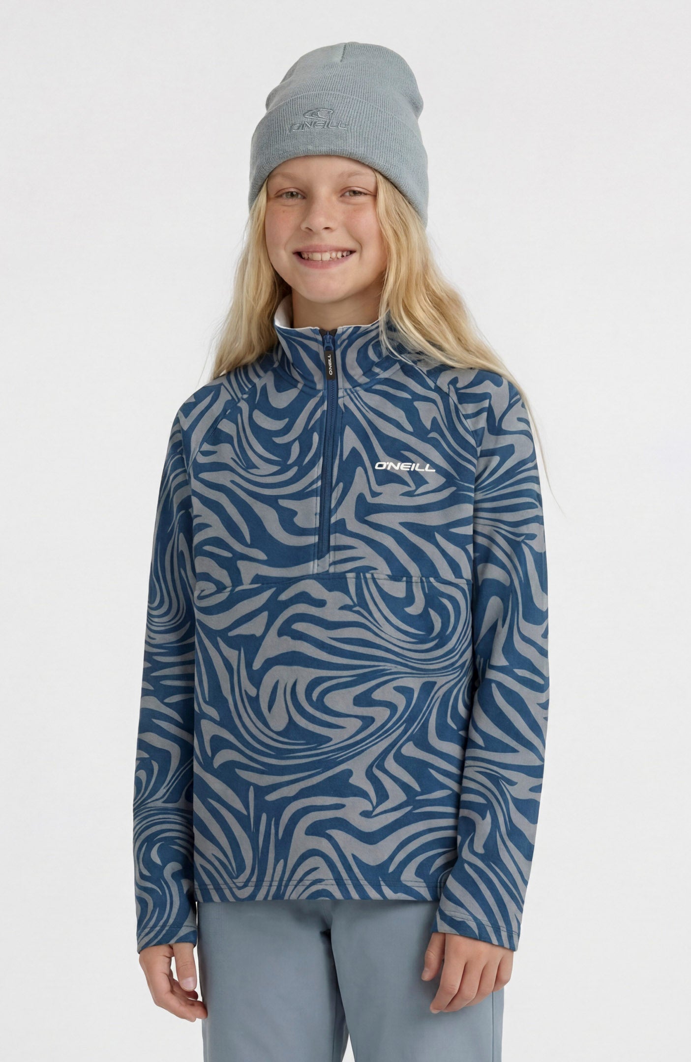 Girl's FWC Cruz Printed Half Zip Fleece - O'Neill