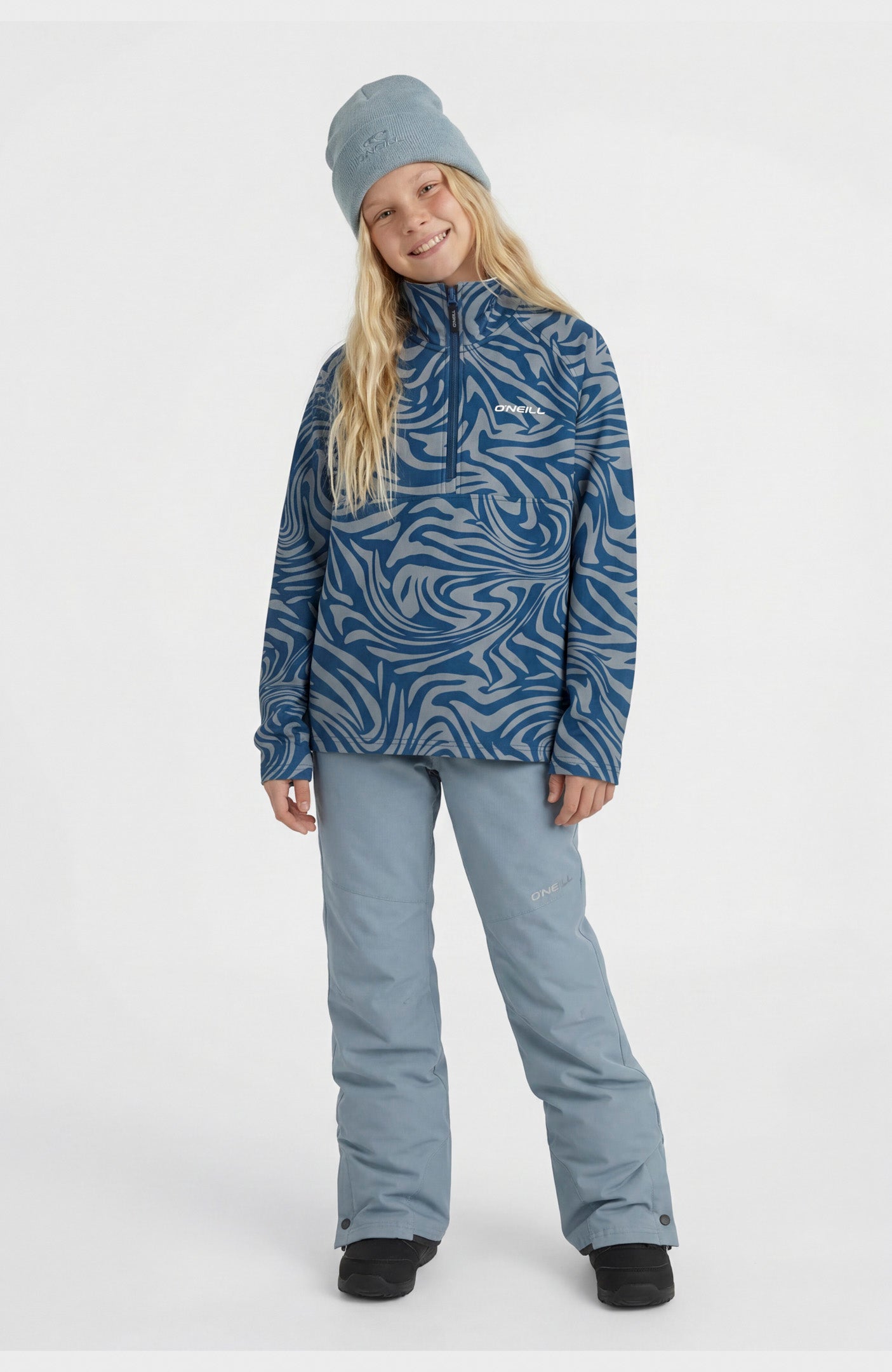 Girl's FWC Cruz Printed Half Zip Fleece - O'Neill