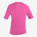 Youth Basic Skins 50+ S/S Sun Shirt - Fox Pink | O'Neill