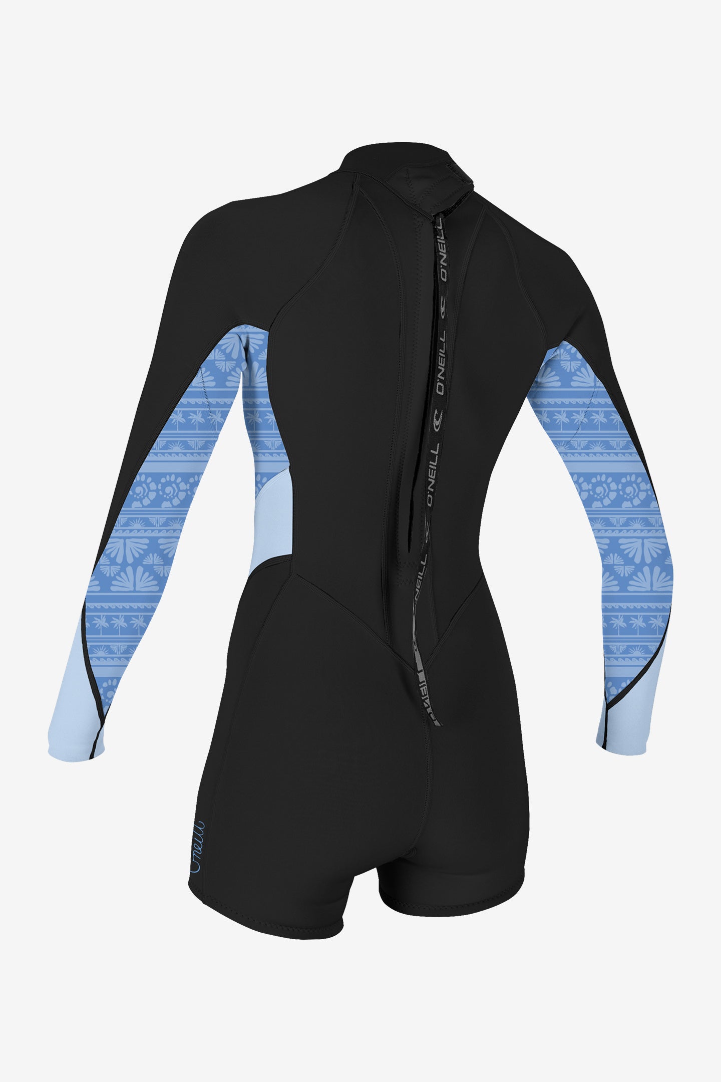 Women's Bahia 2/1MM Back Zip Long Sleeve Spring - Blk/cham | O'Neill