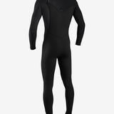 Youth Hyperfreak 4/3+mm Chest Zip Full Wetsuit - Blk/Blk | O'Neill