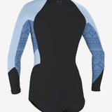 Women's Bahia 2/1mm Front Zip L/S Surf Suit - Steel/Cham | O'Neill