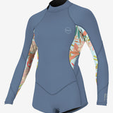 Girl's Bahia 2mm Back Zip L/S Surf Suit