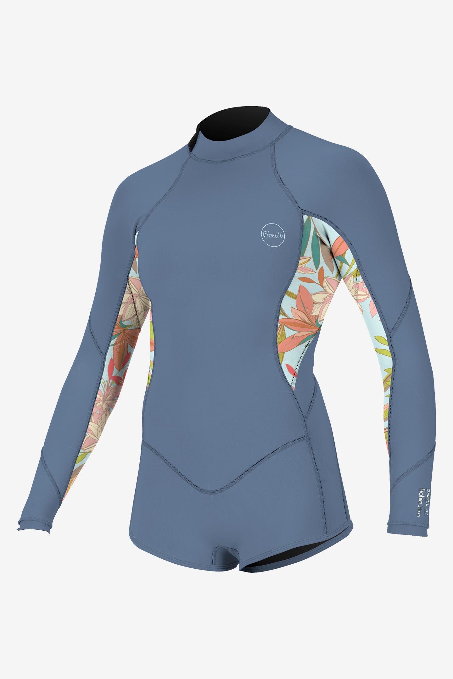 GIRL'S BAHIA 2MM BACK ZIP L/S SURF SUIT