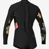 Girl's Bahia 2mm Back Zip L/S Surf Suit