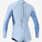 Girl's Bahia 2/1mm Back Zip L/S Surf Suit - Blu/Surfab | O'Neill