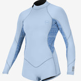 Girl's Bahia 2/1mm Back Zip L/S Surf Suit - Blu/Surfab | O'Neill