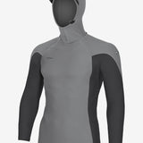 Hyperfreak Skins O'Zone L/S Rash Guard W/ Hood - Army/Army | O'Neill