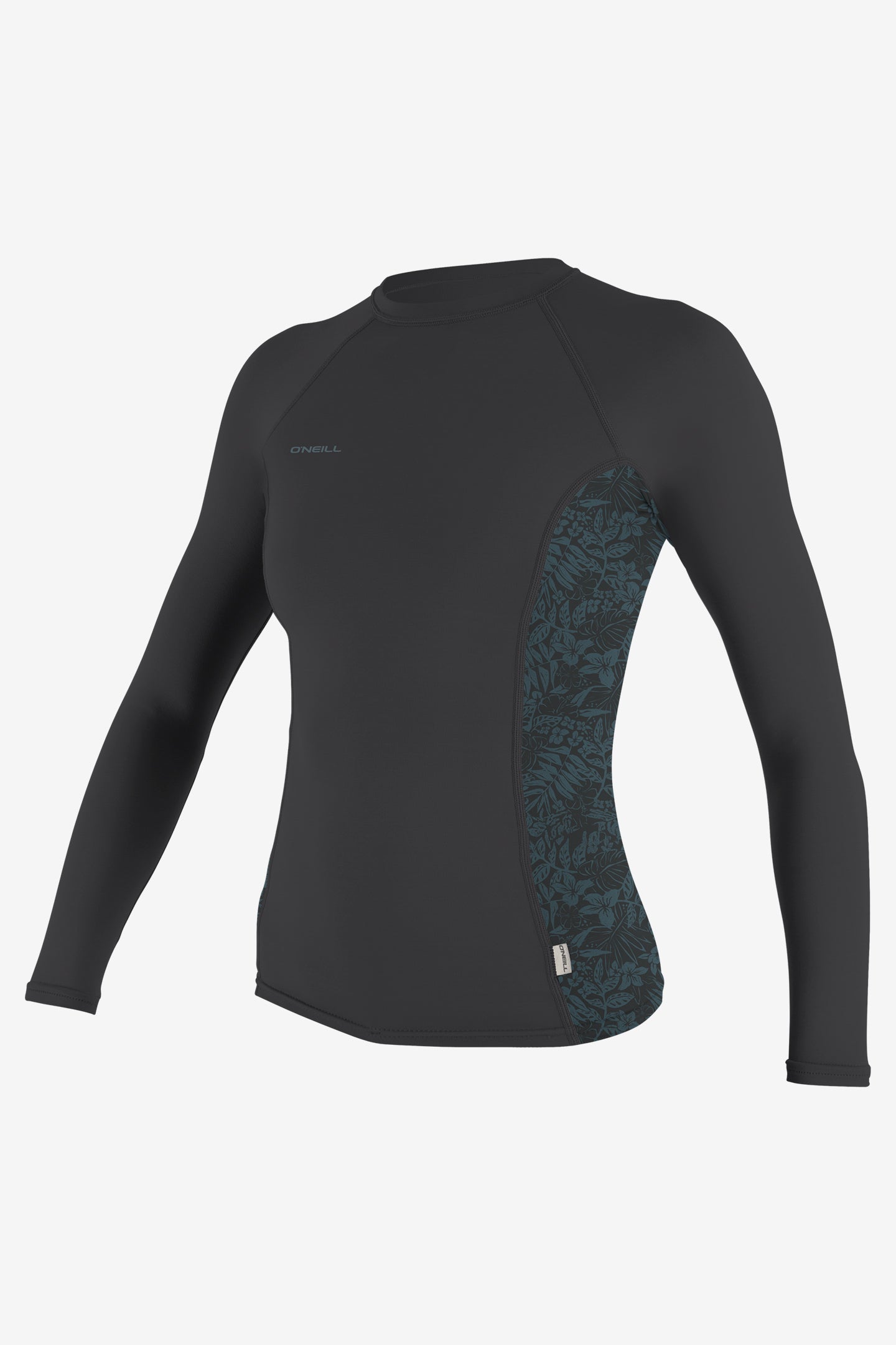 Women's Hyperfreak Skins Long Sleeve Rash Guard - Steel/isla | O'Neill
