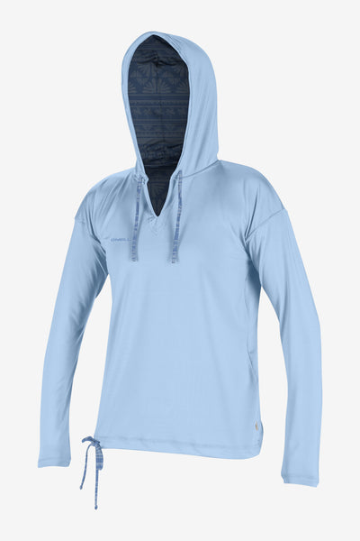 Women's Hyperfreak Skins Long Sleeve Hoodie - Chamblu | O'Neill