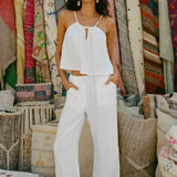 Anya Crinkle Double Gauze Tank Top