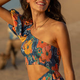 Aya Jadia Floral Maxi Dress