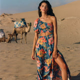 Aya Jadia Floral Maxi Dress