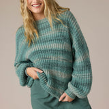 Bayou Ombre Stripe Slouchy Sweater