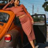 Brennan Knit Midi Skirt