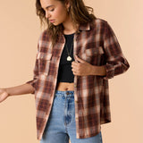 Brooks Flannel Oversized Fit Shirt