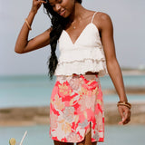 Chloey Textured Knit Tiered Tank Top