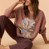 Choice Crew Neck Oversized-Fit Fleece Pullover