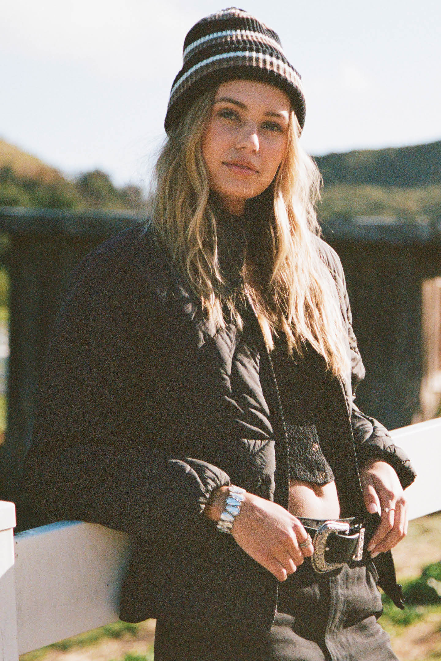 Eden Nylon Wave Quilted Zip Jacket - Black | O'Neill