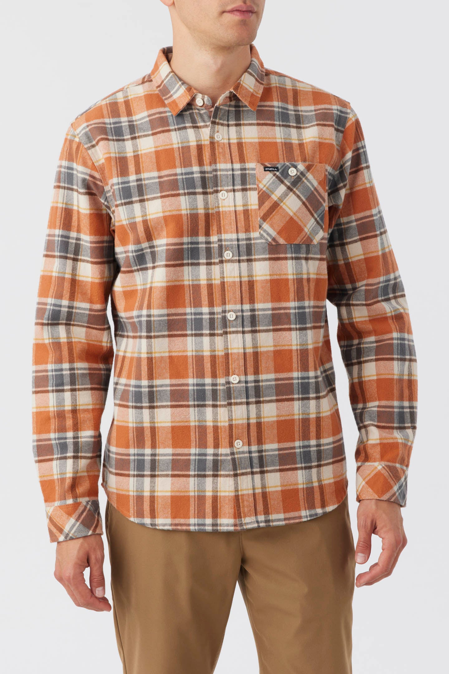 WINSLOW PLAID FLANNEL LONG SLEEVE SHIRT