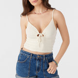 Yuliana Knit Crop Tank Top