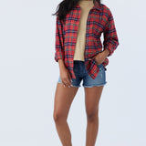 Logan Flannel Top