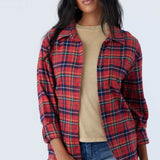 Logan Flannel Top