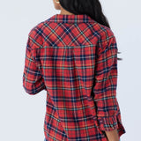 Logan Flannel Top