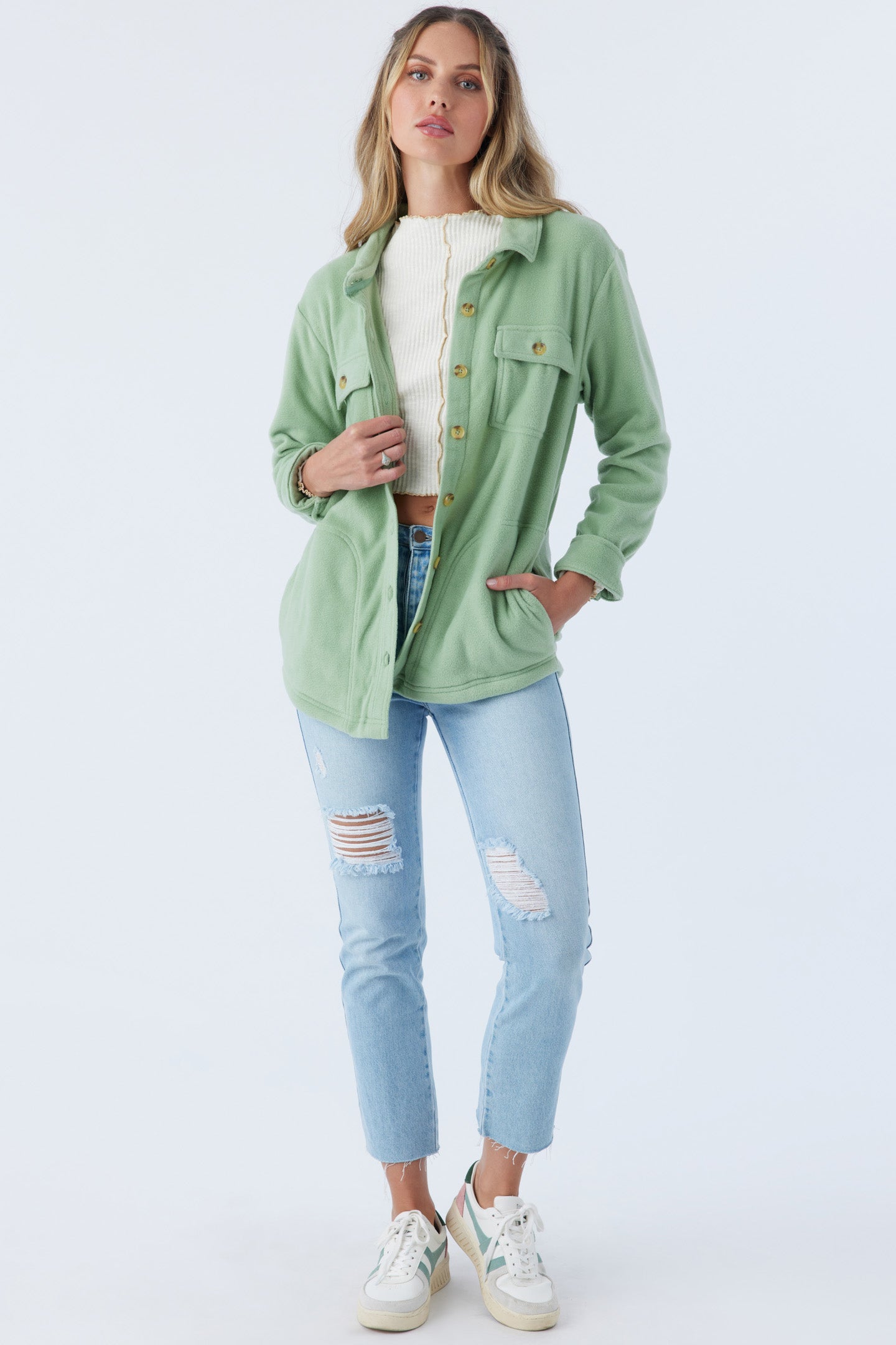 COLLINS OVERSIZED SUPERFLEECE SHACKET