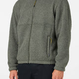 Mock Neck Zip Fleece Jacket