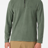 TRVLR Hooded Quarter Zip Long Sleeve Pullover