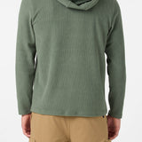 TRVLR Hooded Quarter Zip Long Sleeve Pullover