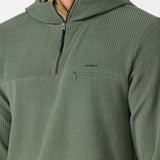 TRVLR Hooded Quarter Zip Long Sleeve Pullover